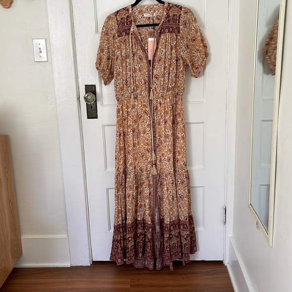 NWT Spell Sundown Gown in Spice - Picture 2 of 5